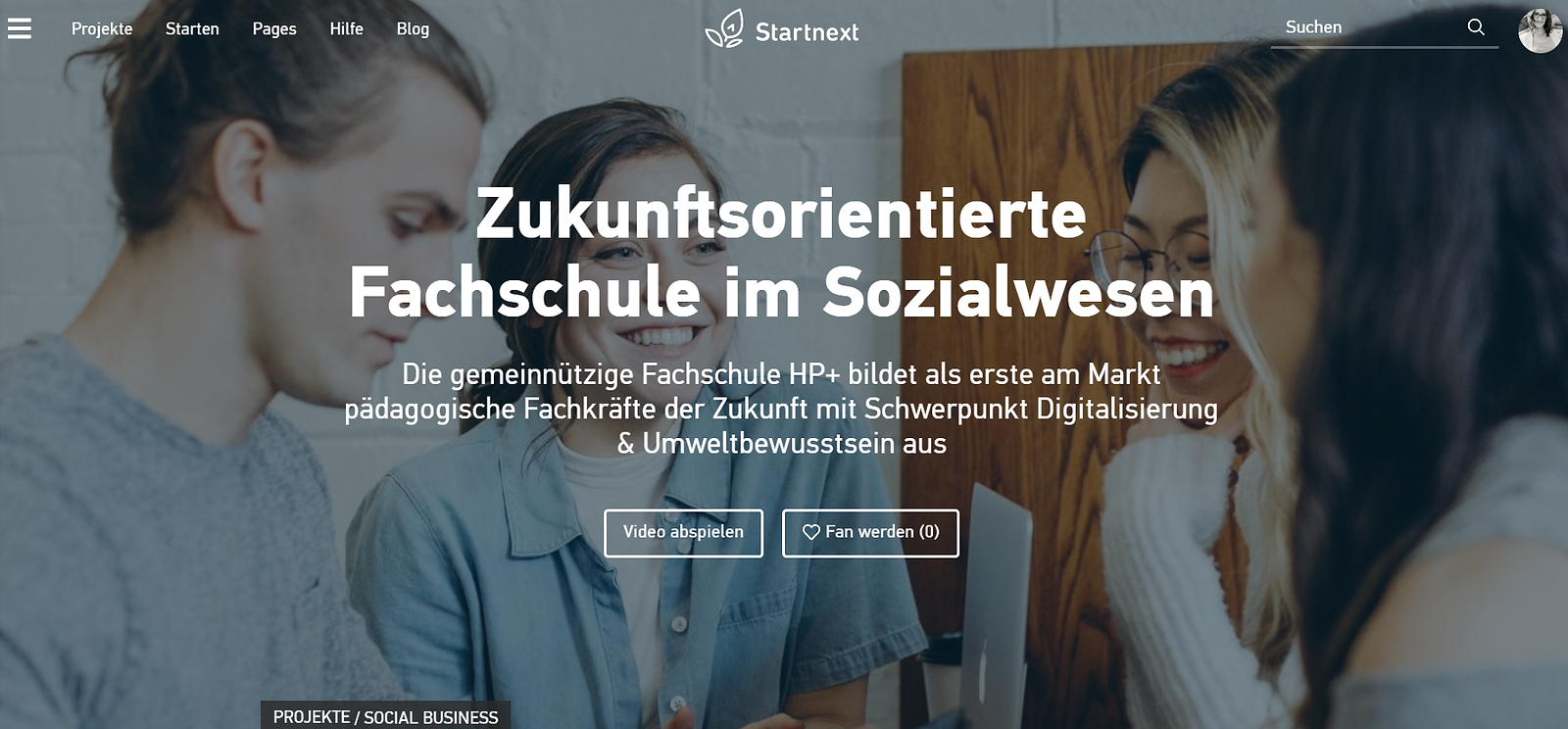 Crowdfunding Fachschule für innovative Heilpädagogik #HP+